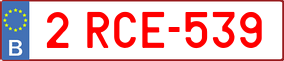 Truck License Plate